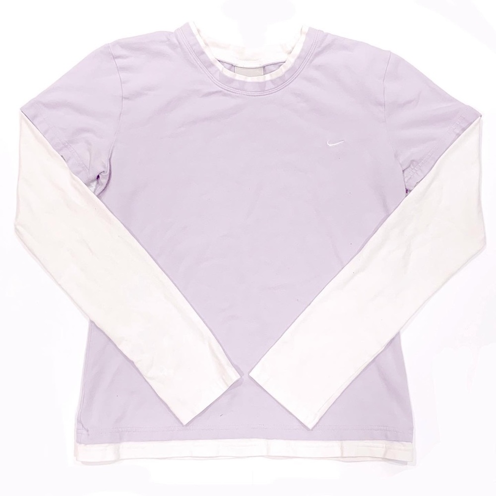 nike long sleeve lilac